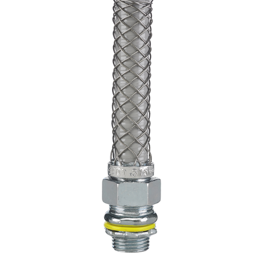Kellems Wire Management, Liquidtight System, Straight, 1", Non-Insulated with Mesh