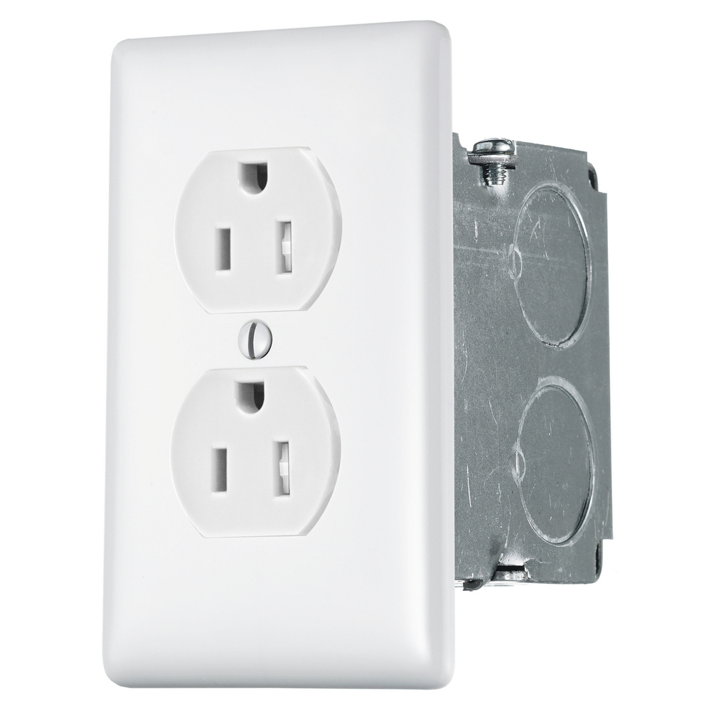netSELECT Cabinet, Power Kit, 15A 120V AC,Tamper Resistant Duplex
