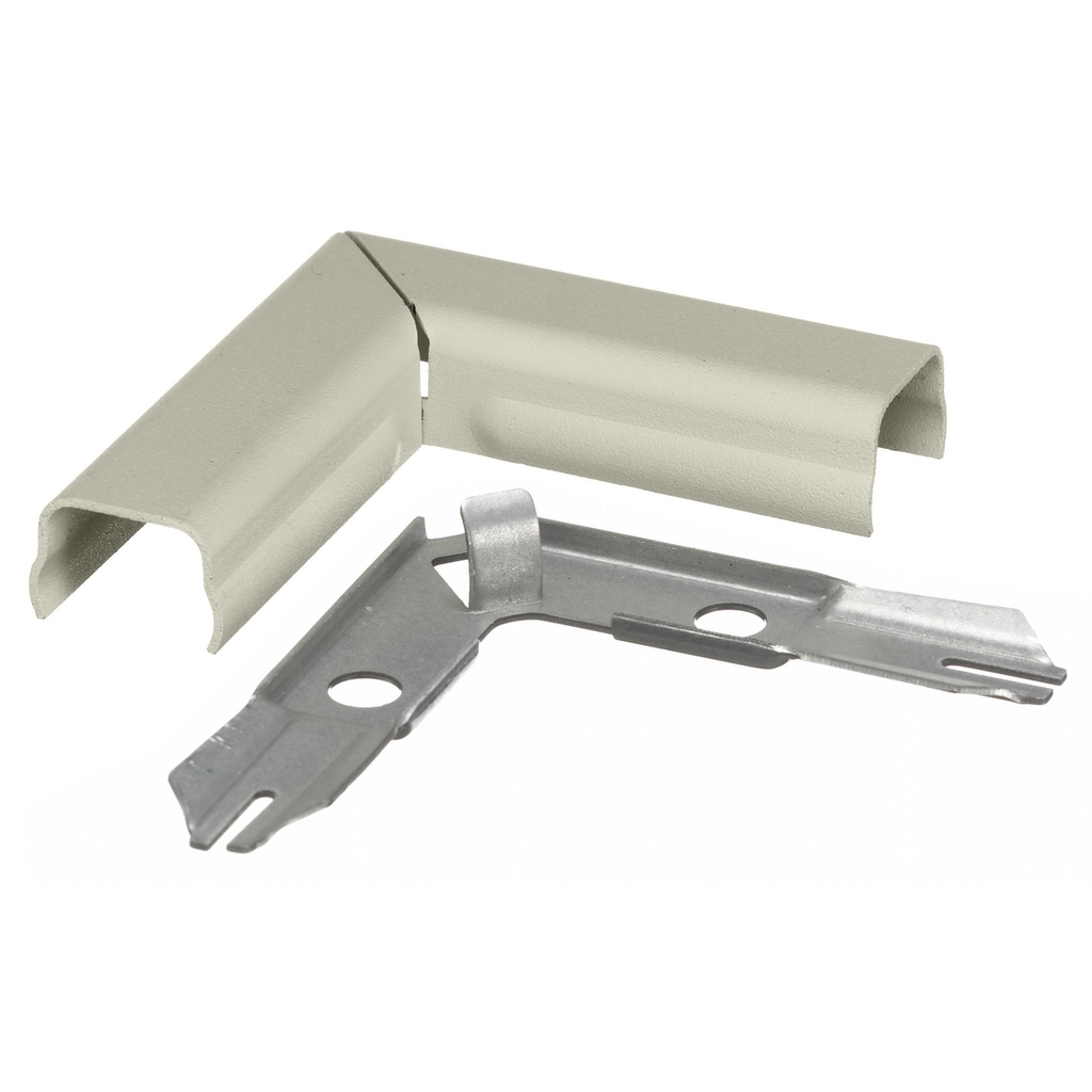 Hubbell Wiring Devices HBL511IV Ivory Metal Raceway 90 Degrees Flat Elbow Hubbell Wiring Devices HBL511IV Ivory Metal Raceway 90 Degrees Flat Elbow