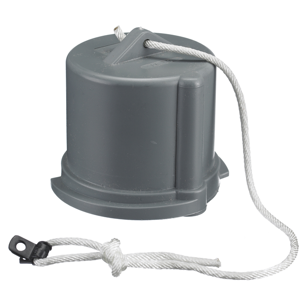 Heavy Duty Products, IEC Pin and Sleeve Devices, Industrial Grade, Accessories, Male Closure Cap, For 60A All Wire, Gray Non-Metallic