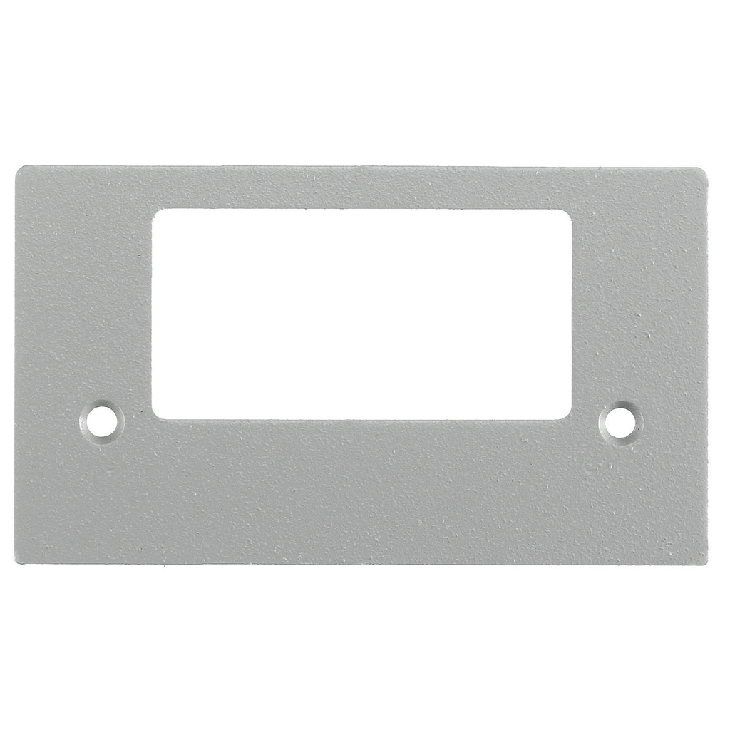 Hubbell Wiring Devices SS2309SLGYA Gray Pedestal Face Plate Hubbell Wiring Devices SS2309SLGYA Gray Pedestal Face Plate