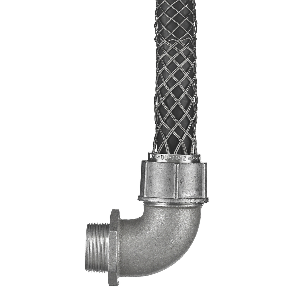 Hubbell Wiring Devices 07401108 1-1/4 Inch Male Threaded 1 to 1.125 Inch Straight Deluxe Cord Grip with Mesh Hubbell Wiring Devices 07401108 1-1/4 Inch Male Threaded 1 to 1.125 Inch Straight Deluxe Cord Grip with Mesh