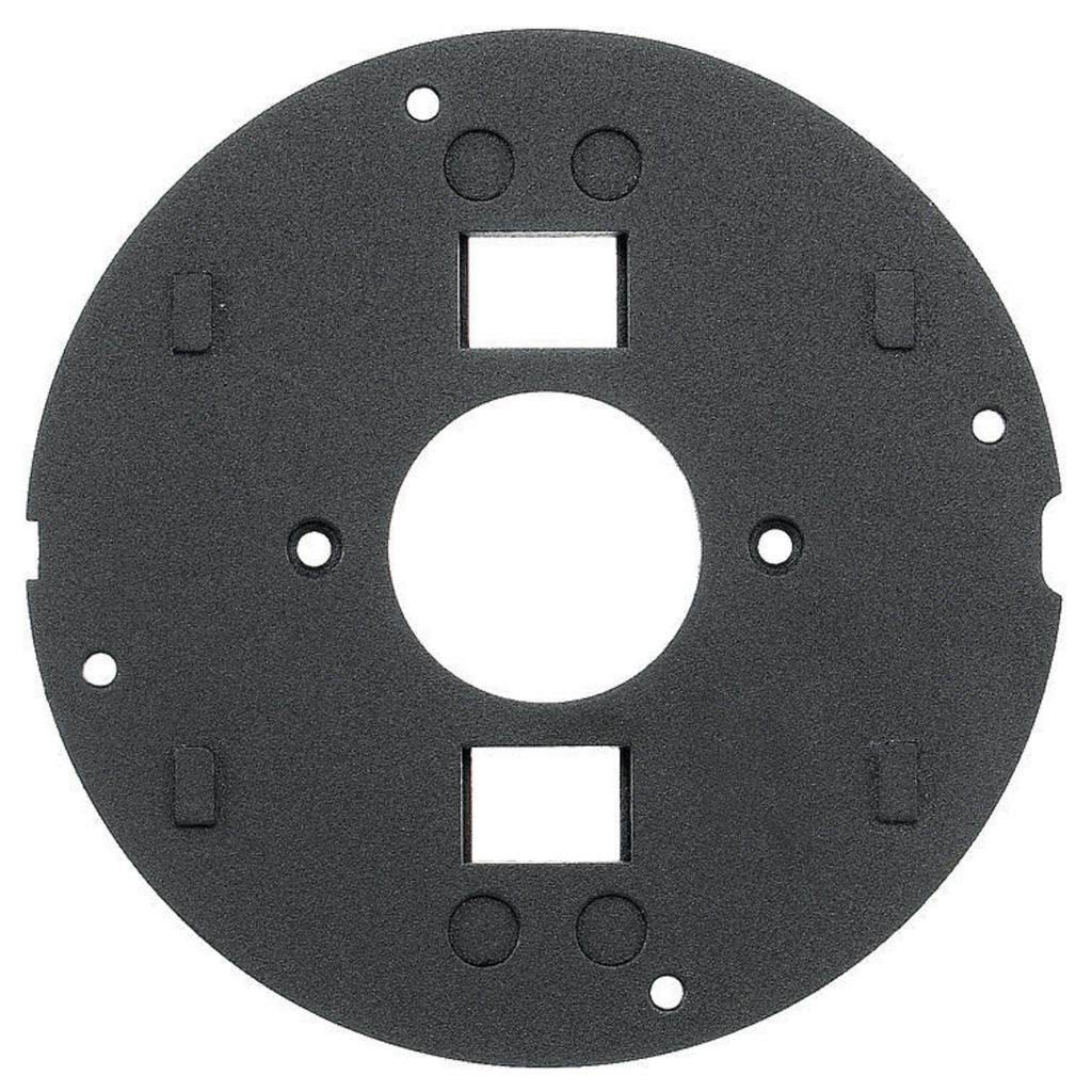 Hubbell Wiring Devices S1SPTL Single Receptacle and Data Concrete Floor Fire Rated Poke-Through Subplate Hubbell Wiring Devices S1SPTL Single Receptacle and Data Concrete Floor Fire Rated Poke-Through Subplate