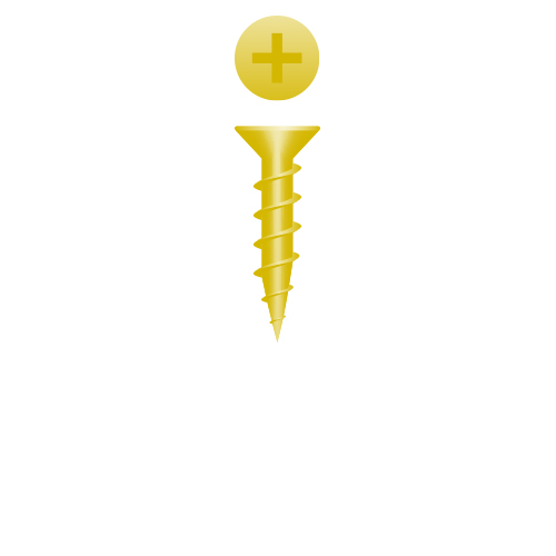 Flat Head 6 x 5/8, PH, Bright Brass
