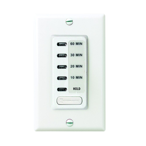 Product image for Intermatic EI210 10/20/30/60 Minute 120 VAC 60 Hz Ivory Electronic Auto-Off Timer with Hold