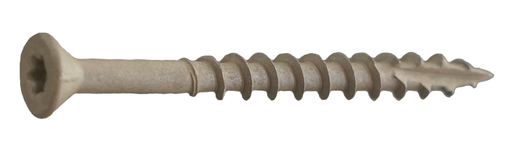 9 X 3 Star Flat w/Nibs Type 17 Deck Screws ACQ Tan