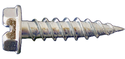 8 X 2 Slotted Hex Washer Head Needle Point Screws