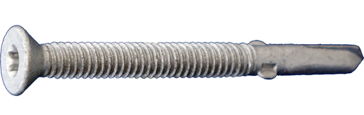 1/4-20 X 2-3/4 Star Flat Head Self Drill Screws w/Wings
