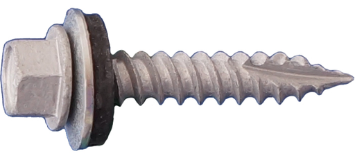 9 X 1-1/2 Hex Washer Head Type 17 Screws w/Bonded Washer