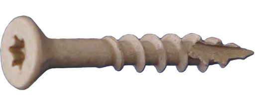 8 X 1-5/8 Star Flat w/Nibs Type 17 Deck Screws ACQ Tan