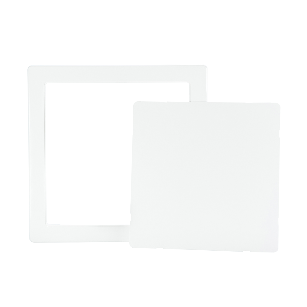 AB&A 85155 Plastic Access Panel, 14 Inch W x 14 Inch H, White