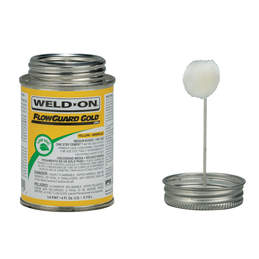 FLOWGUARD GOLD® CPVC - MEDIUM BODIED YELLOW 1/4 PINT