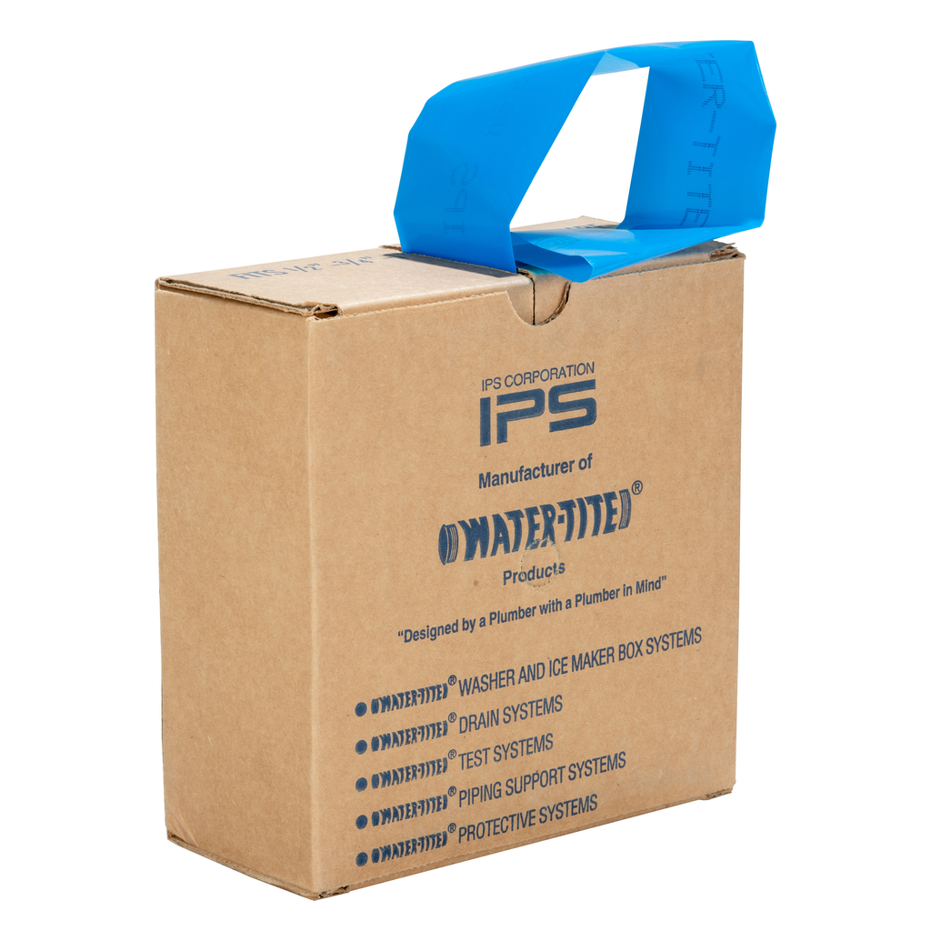Water-Tite 83404 Polyethylene Pipe Sleeving, 1/2 - 1 Inch, 200 ft x 0.006 Inch T, Blue