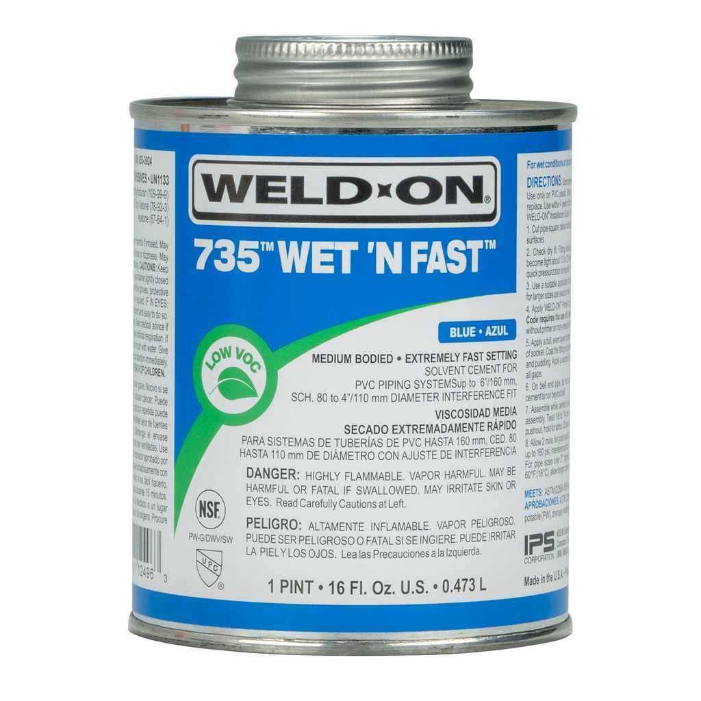 735™ WET 'N FAST™ PVC - MEDIUM BODIED BLUE PINT