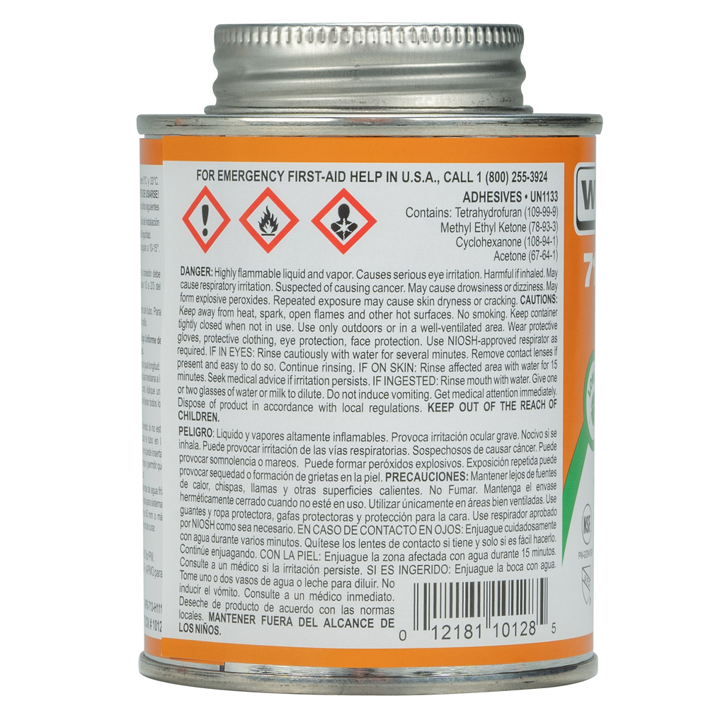 713™ CPVC - REGULAR BODIED ORANGE 1/2 PINT