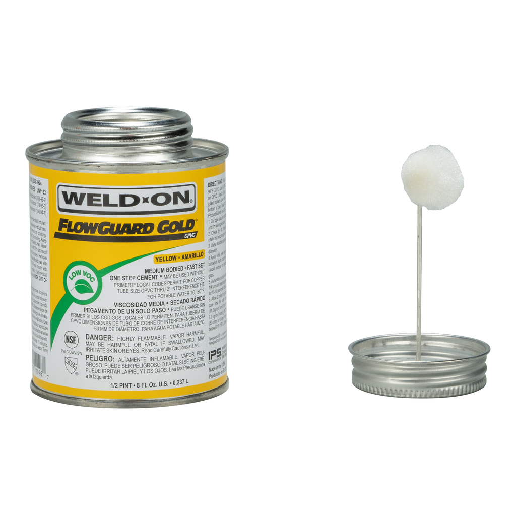 FLOWGUARD GOLD® CPVC - MEDIUM BODIED YELLOW 1/2 PINT