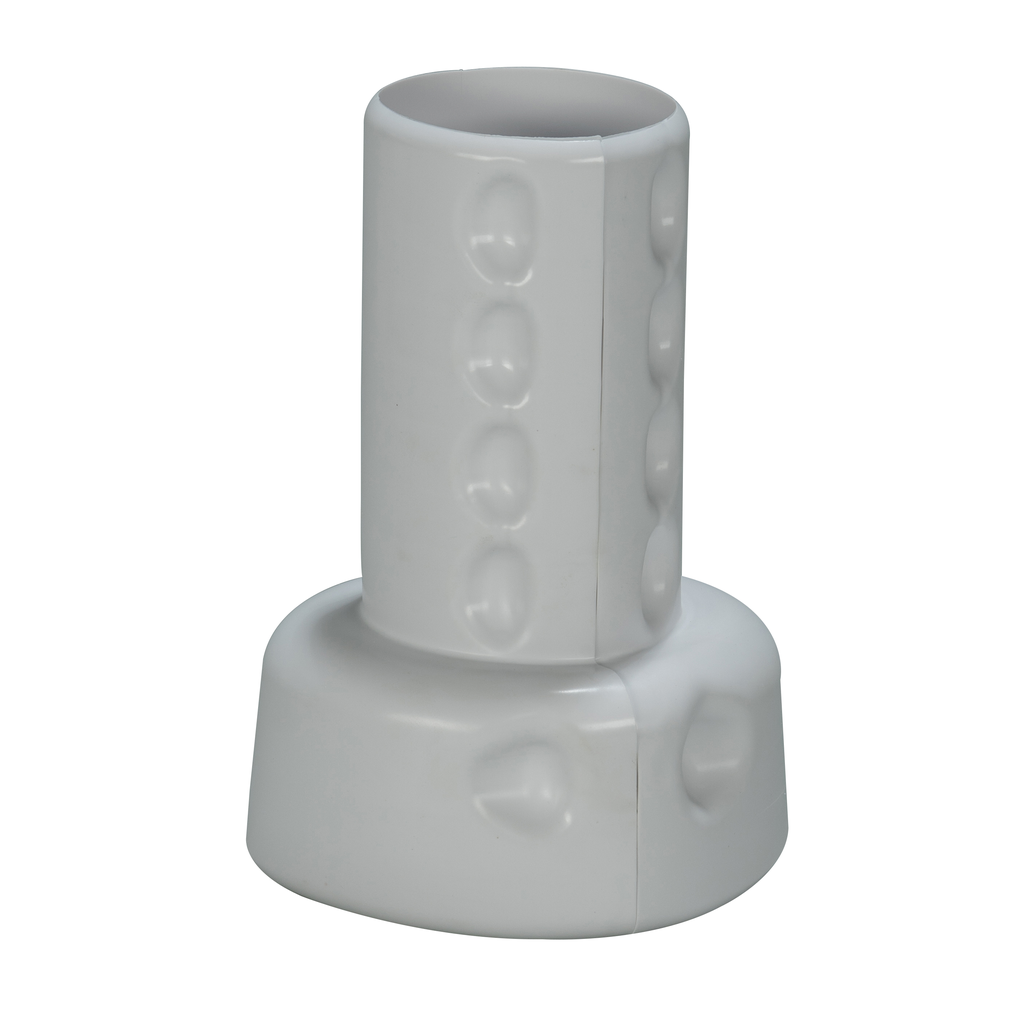 Truebro Lav Guard® 2 100 Series Molded Vinyl Basket Strainer Cover and Offset Waste Cover, China White