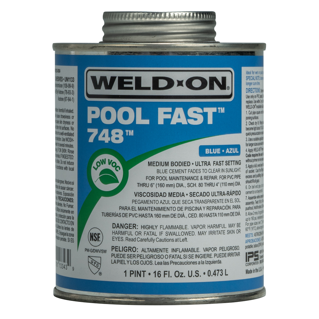 748™ POOL FAST™ PVC BLUE PINT