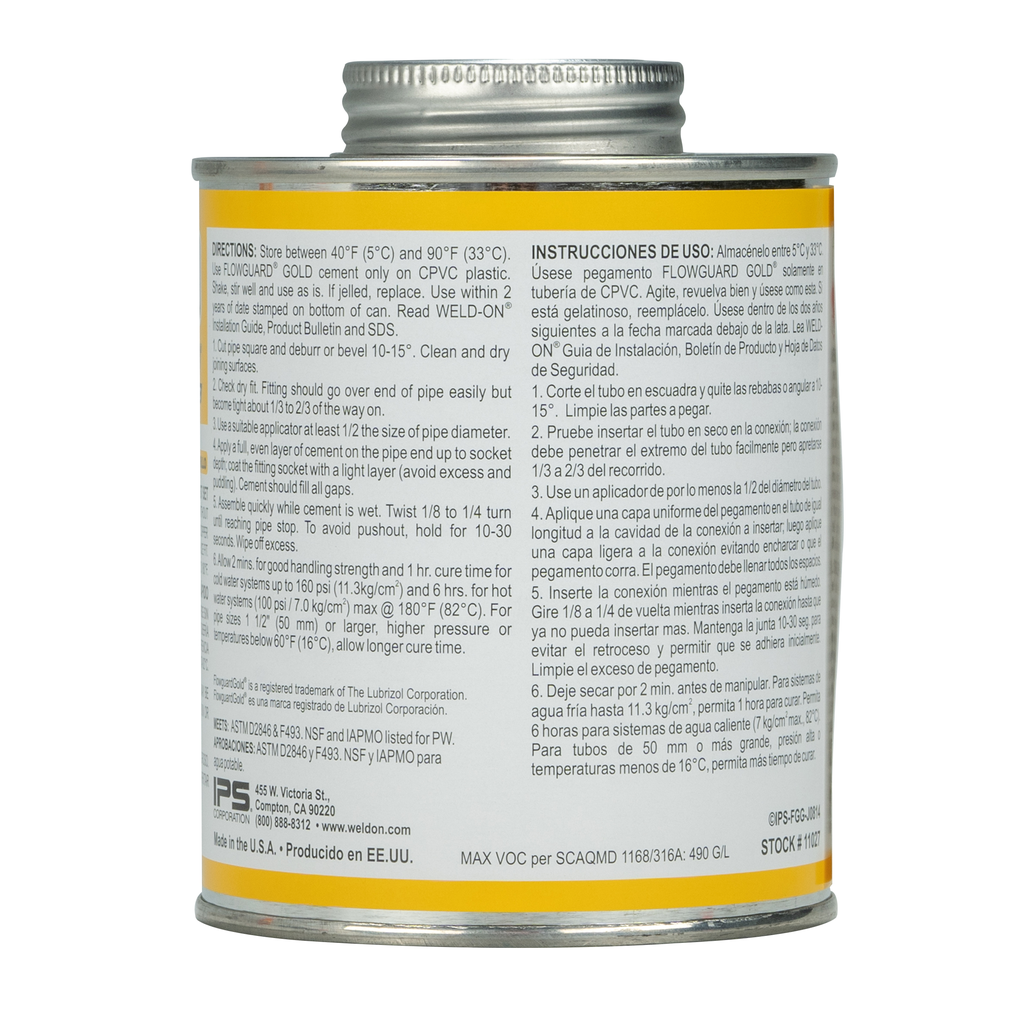 FLOWGUARD GOLD® CPVC - MEDIUM BODIED YELLOW PINT