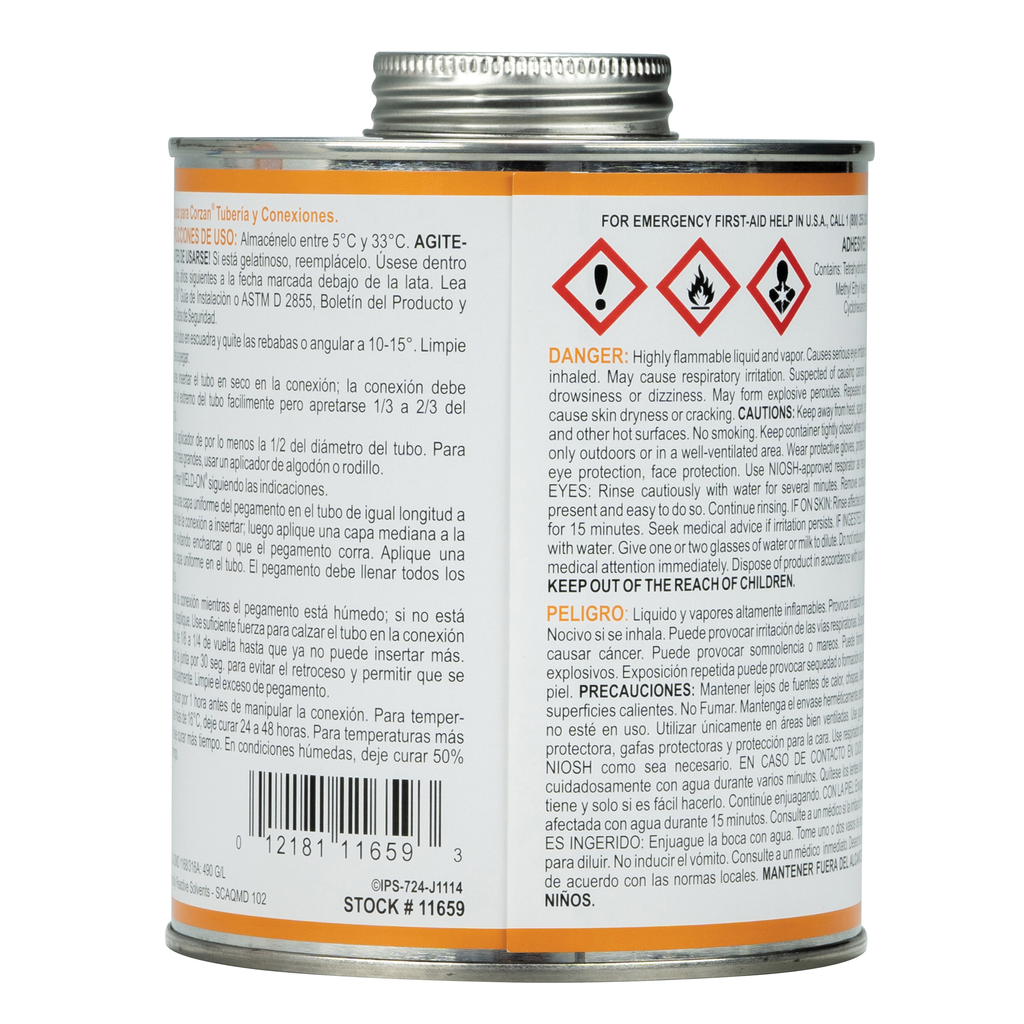 724™ CPVC - HEAVY BODIED GRAY QUART