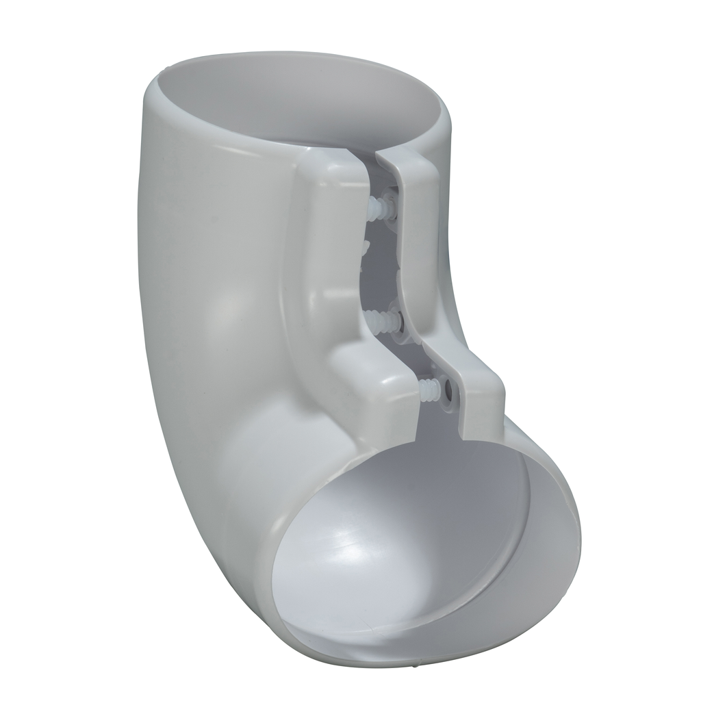 Truebro Lav Guard® 2 100 Series Molded Vinyl Basket Strainer Cover and Offset Waste Cover, China White