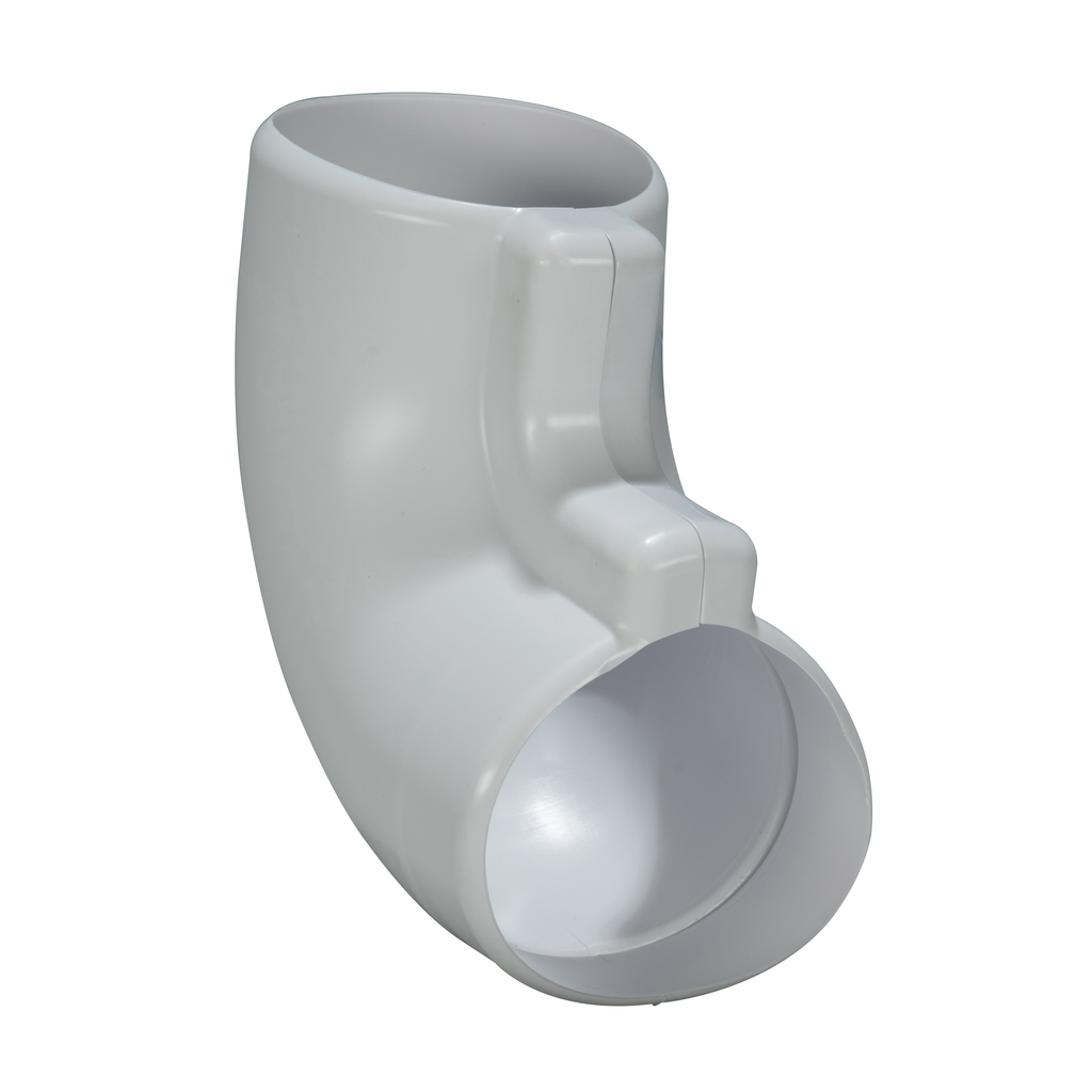 Truebro Lav Guard® 2 100 Series Molded Vinyl Basket Strainer Cover and Offset Waste Cover, China White