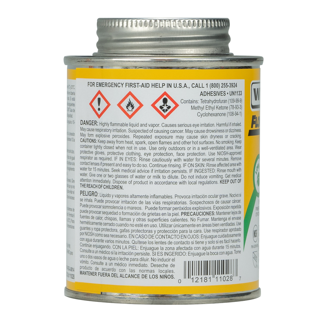 FLOWGUARD GOLD® CPVC - MEDIUM BODIED YELLOW 1/2 PINT