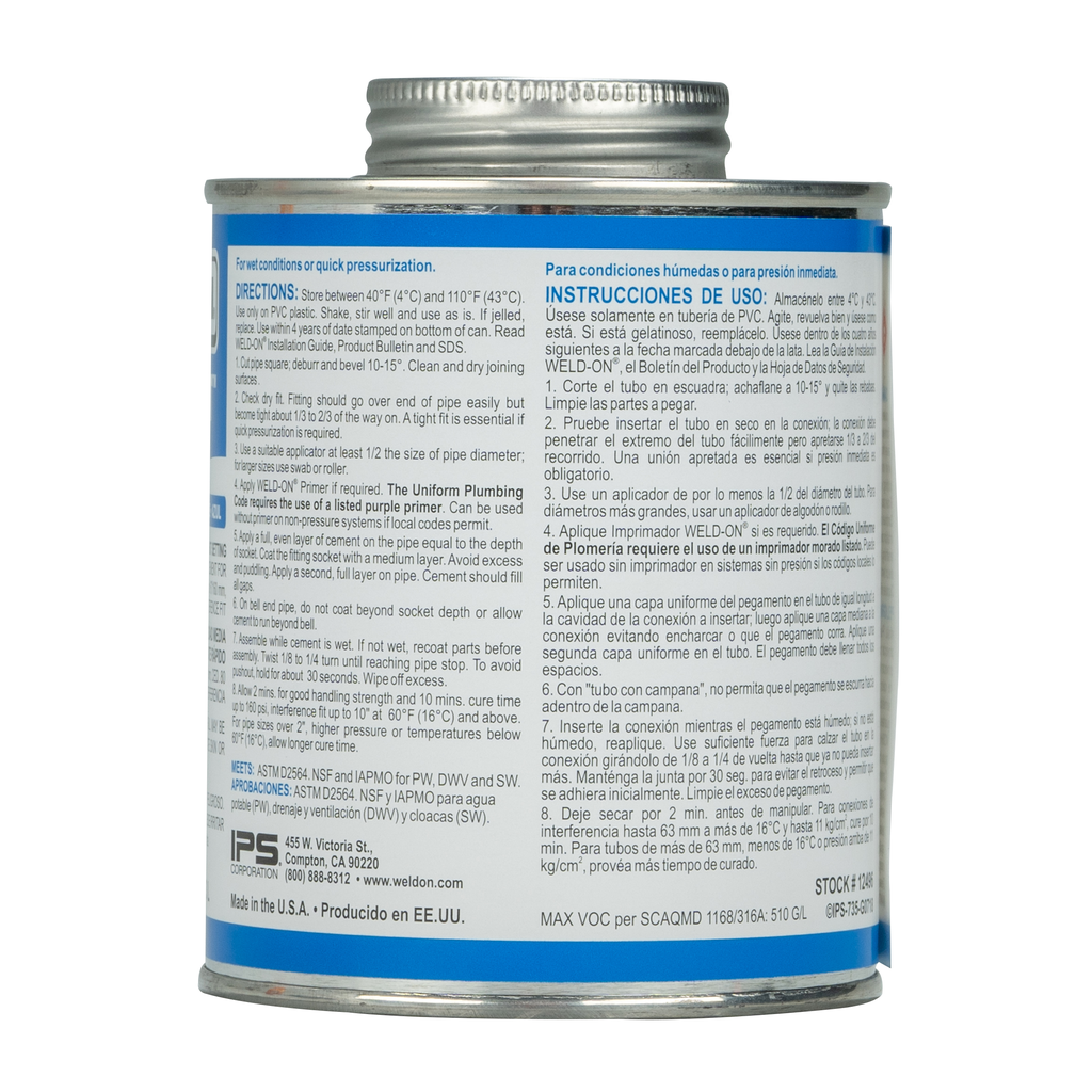 735™ WET 'N FAST™ PVC - MEDIUM BODIED BLUE PINT