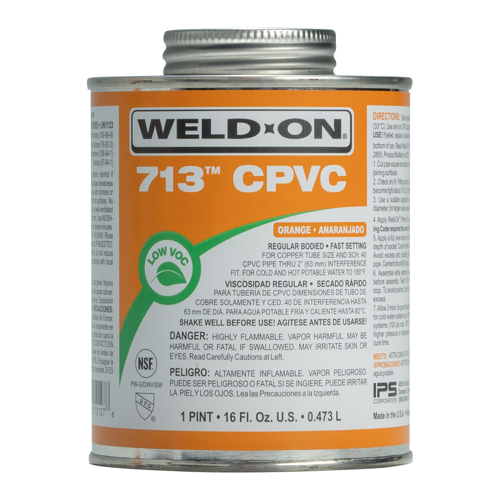 713™ CPVC - REGULAR BODIED ORANGE PINT