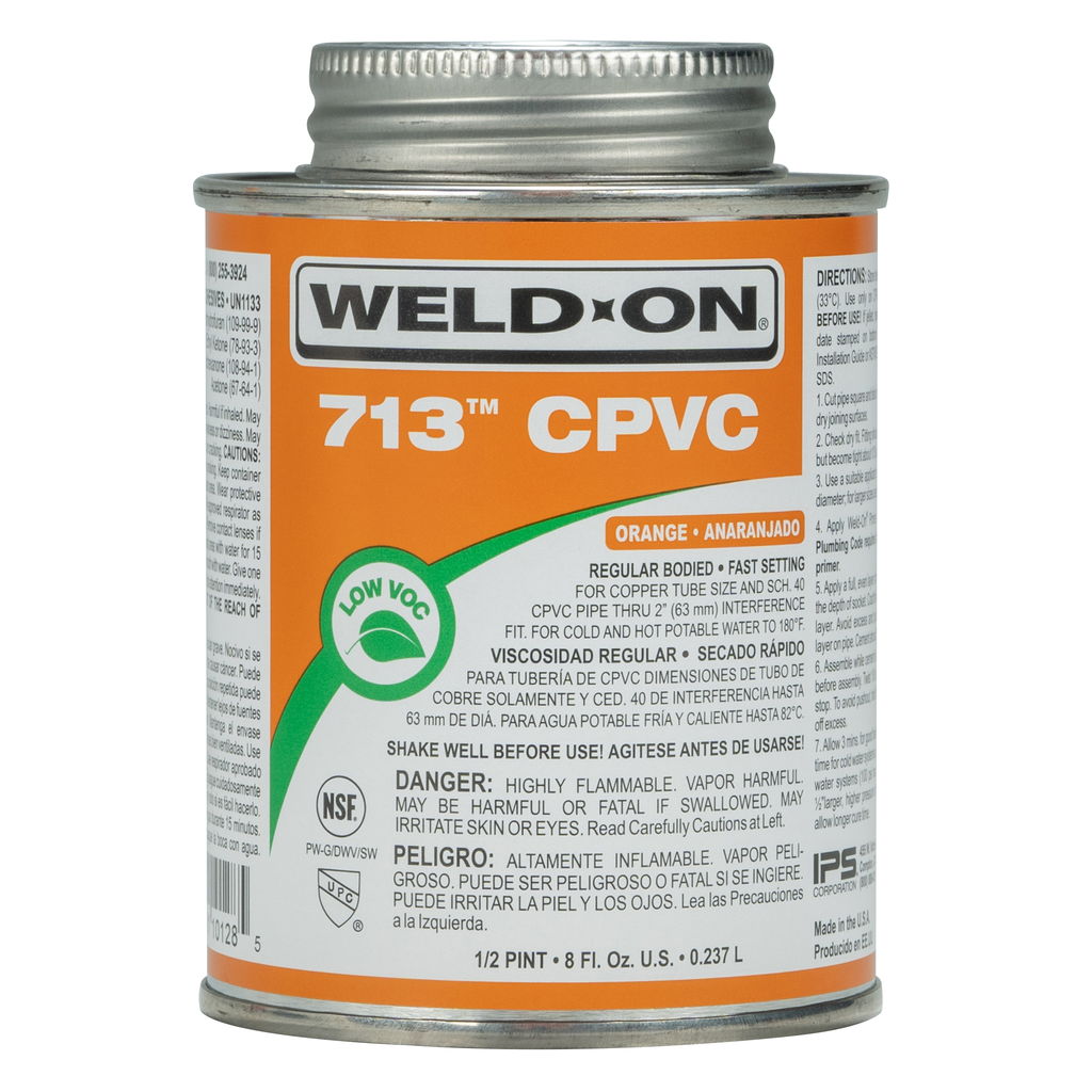 713™ CPVC - REGULAR BODIED ORANGE 1/2 PINT