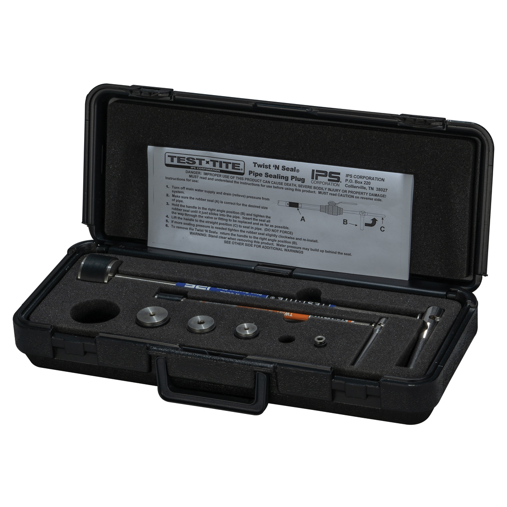 Test-Tite Twist 'N Seal® 83791 Seal Kit, 1/2 - 2 Inch