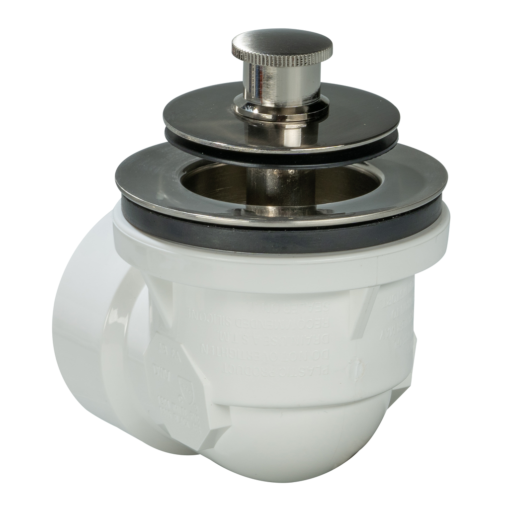 AB&A 62009 PVC Waste and Overflow Kit, Satin Nickel