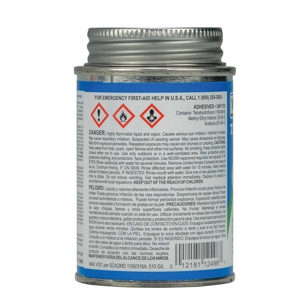 735™ WET 'N FAST™ PVC - MEDIUM BODIED BLUE 1/4 PINT