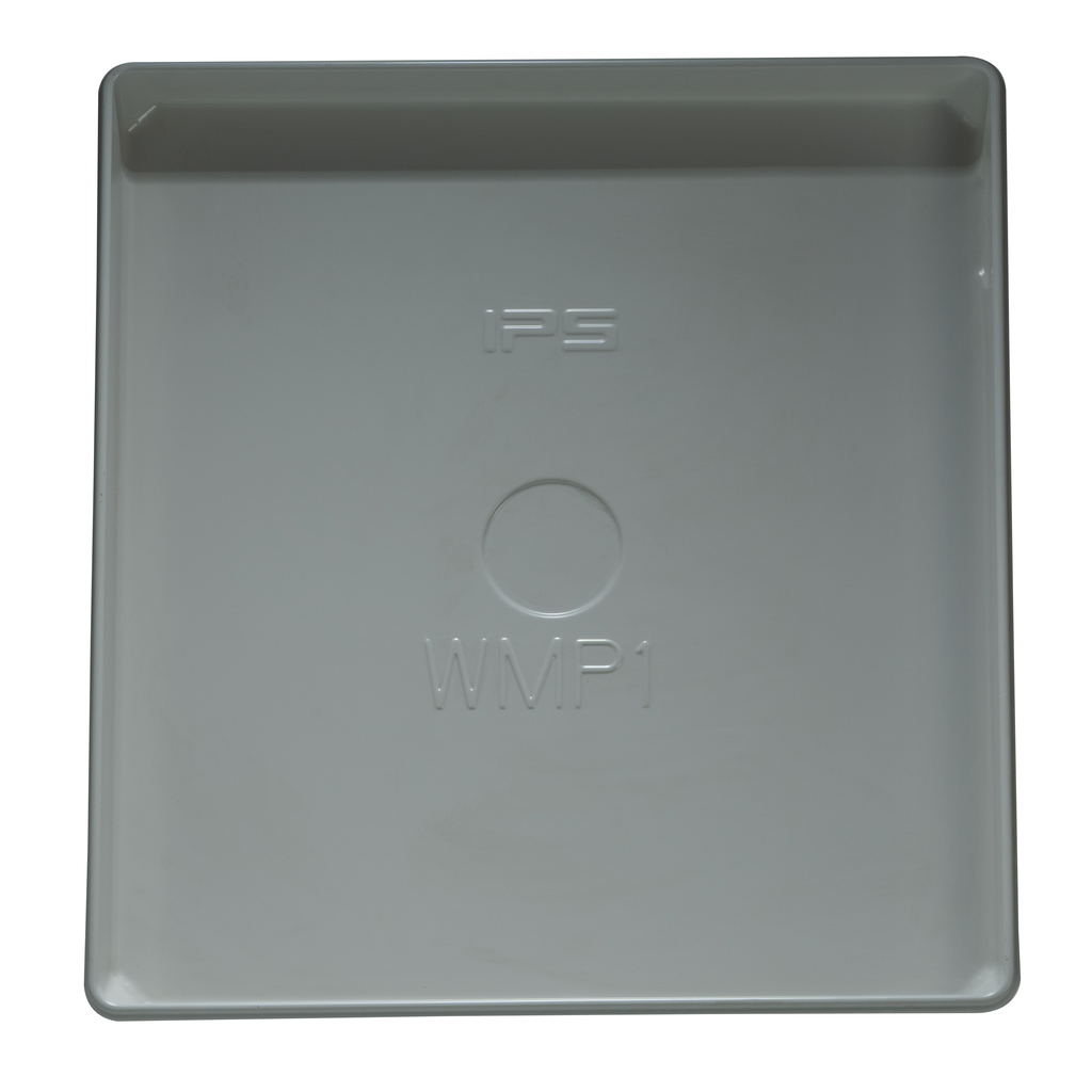 Water-Tite 83200 High Impact Plastic Heavy Duty Undrilled Washing Machine Pan, 29.5 Inch L x 27.5 Inch W, White