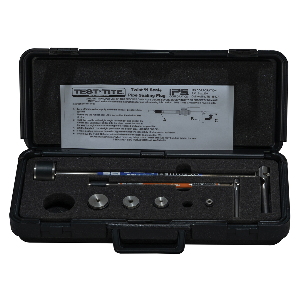 Test-Tite Twist 'N Seal® 83791 Seal Kit, 1/2 - 2 Inch