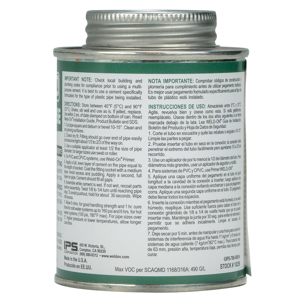 790™ (MULTI-PURPOSE) - MEDIUM BODIED LIGHT AMBER 1/2 PINT