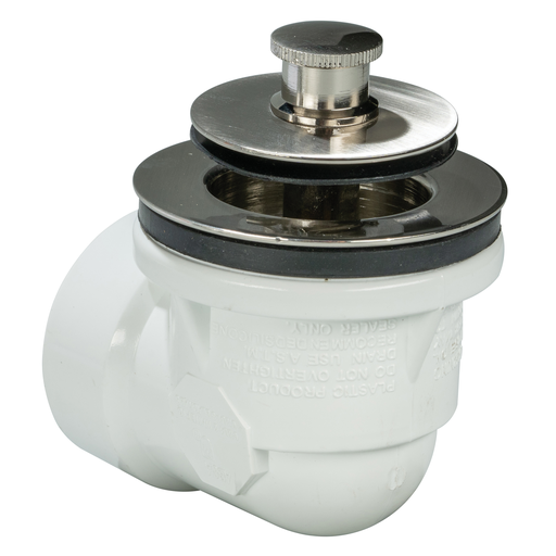 AB&A 62040 PVC Waste and Overflow Kit, Satin Nickel