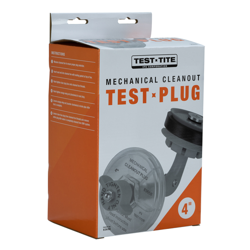 Test-Tite 83658 Bulk Mechanical Cleanout Test Plug, 4 Inch