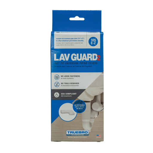 Truebro Lav Guard® 2 100 Series Offset Tailpiece Wheelchair Strainer Assembly, 5 Inch