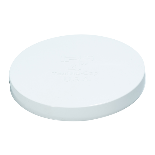 Test-Tite Techno-Caps™ 87515 PVC Heavy Duty Test Cap, 4 Inch; 25/Bag