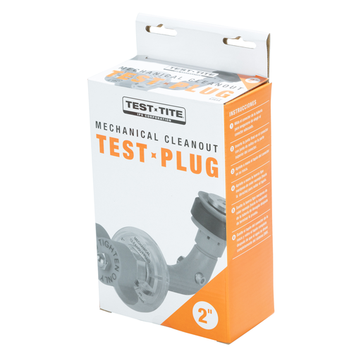 Test-Tite 83656 Bulk Mechanical Cleanout Test Plug, 2 Inch