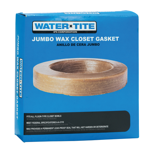 Water-Tite 82560 100% Pure Petroleum Slack Wax Jumbo Gasket, Brown