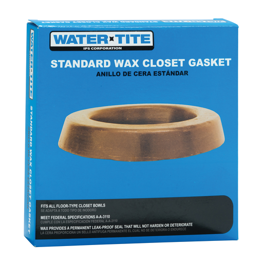 Water-Tite 82550 100% Pure Petroleum Slack Wax Standard Gasket, Brown