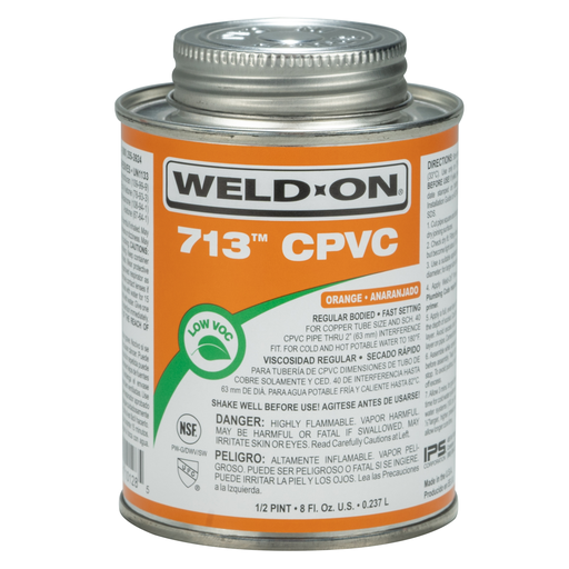 713™ CPVC - REGULAR BODIED ORANGE 1/2 PINT