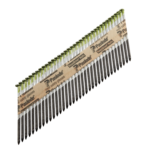 3" x .131 HOT DIPPED GALVANIZED RING SHANK 30 DEGREE PAPER TAPE COLLATED ROUNDRIVE FRAMING NAILS 2000CT