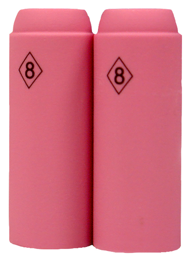 Weldmark by CK Worldwide Alumina Standard TIG CupSize: 8 with an opening of 1/2 (0.50)