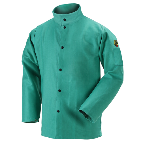 Black Stallion TruGuard™ 200 12 oz. FR (flame resistant) Cotton Welding Jacket, Green