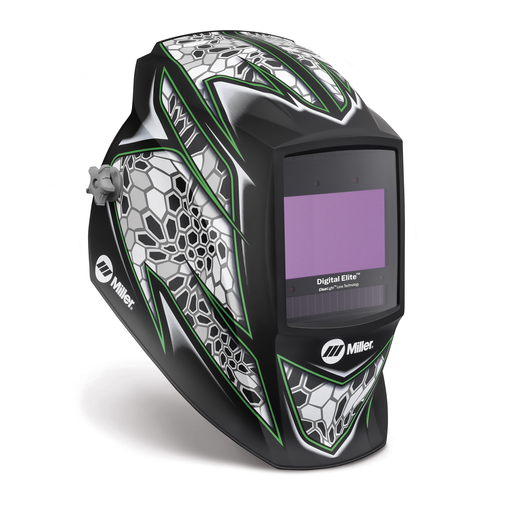 Miller Digital Elite Raptor Welding Helmet Variable Shades 3/5 - 13 Auto Darkening Lens ClearLight