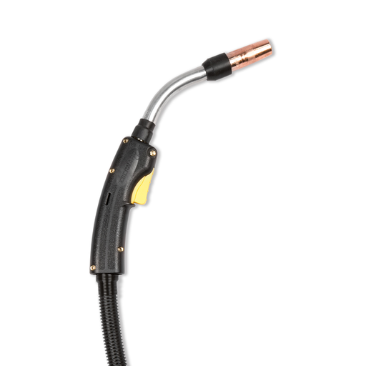 Bernard BTB Centerfire™ Air Cooled 300Amp MIG Gun B Series Small Curved Handle 45° Rotatable Neck with 15ft cable and Miller® Style Connection