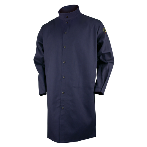 Black Stallion Navy (FR) flame resistant Cotton Shop Coat